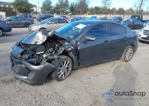 2012 Mazda 3 S z USA, uszkodzony, nr VIN JM1BL1W92C1683121